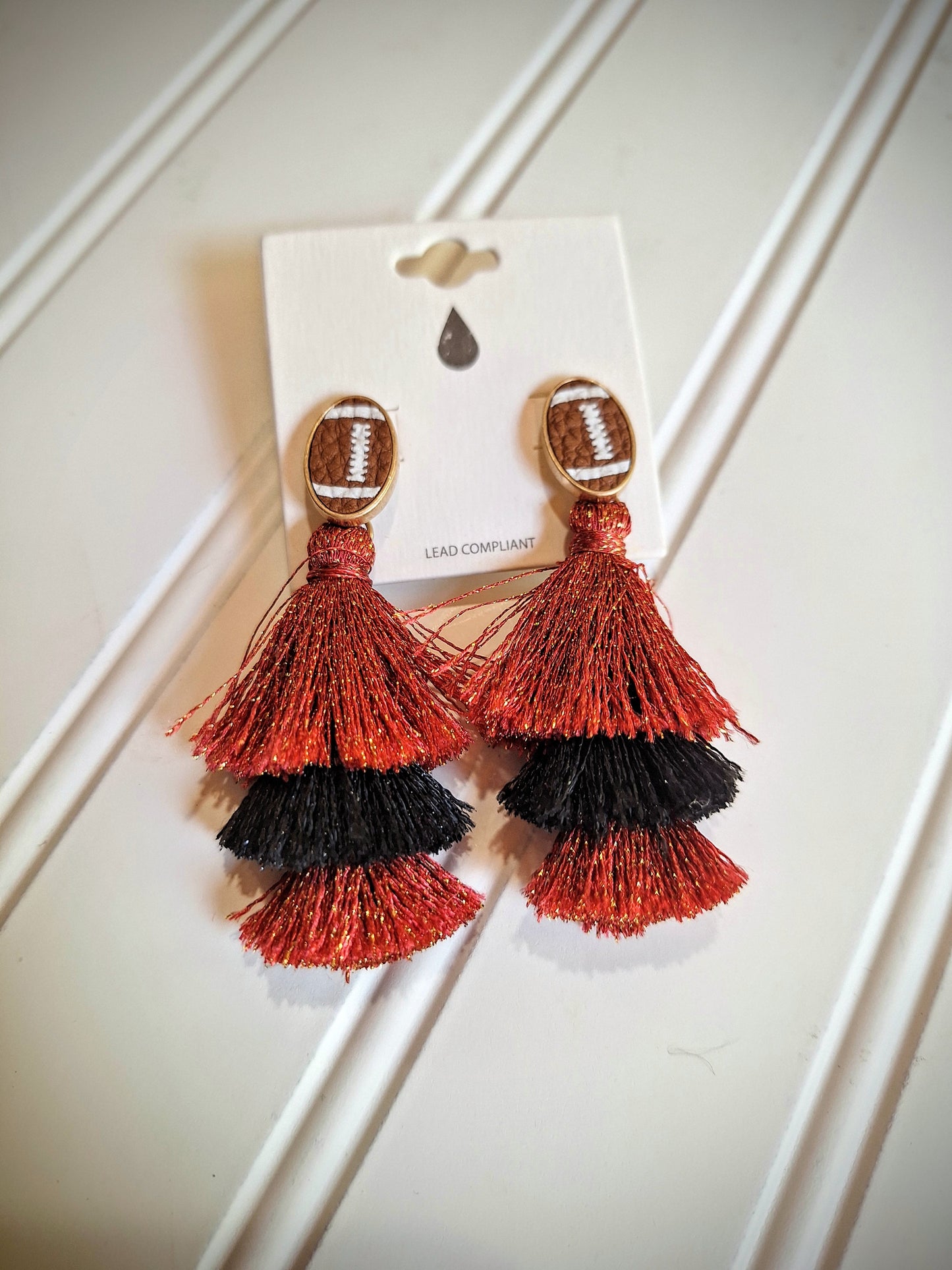 Game Day Tassle Trio Earrings