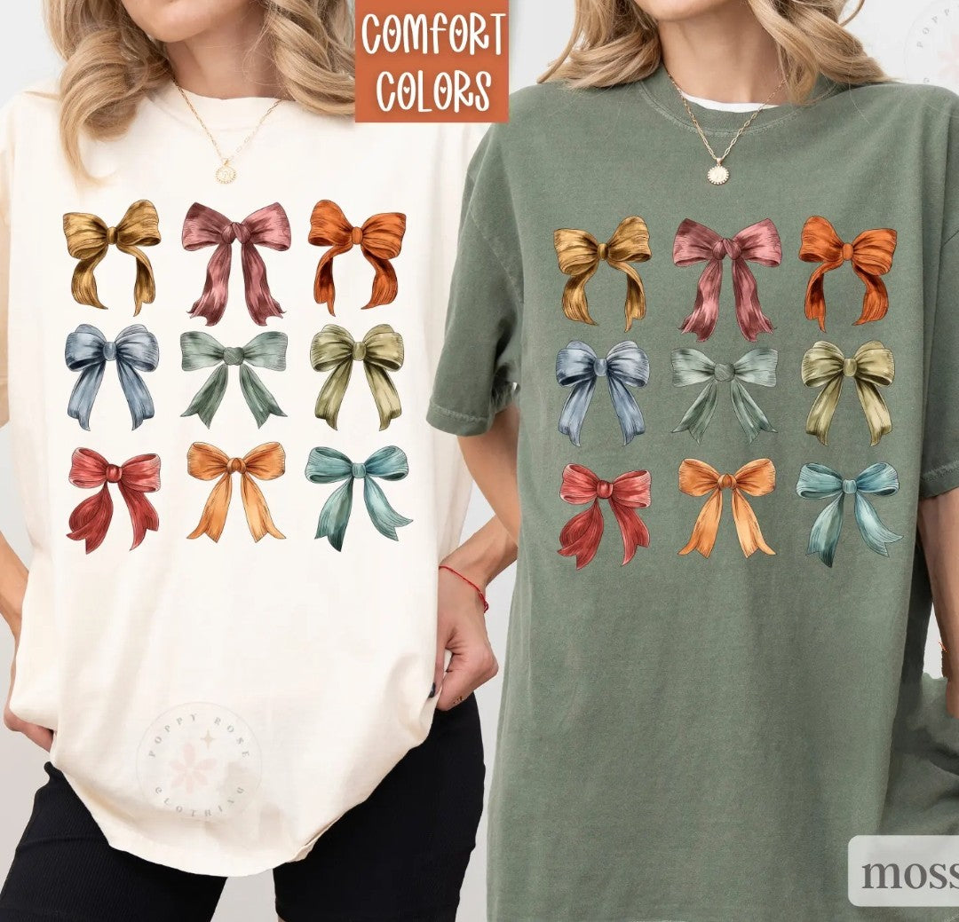 Fall Coquette Bows Tee