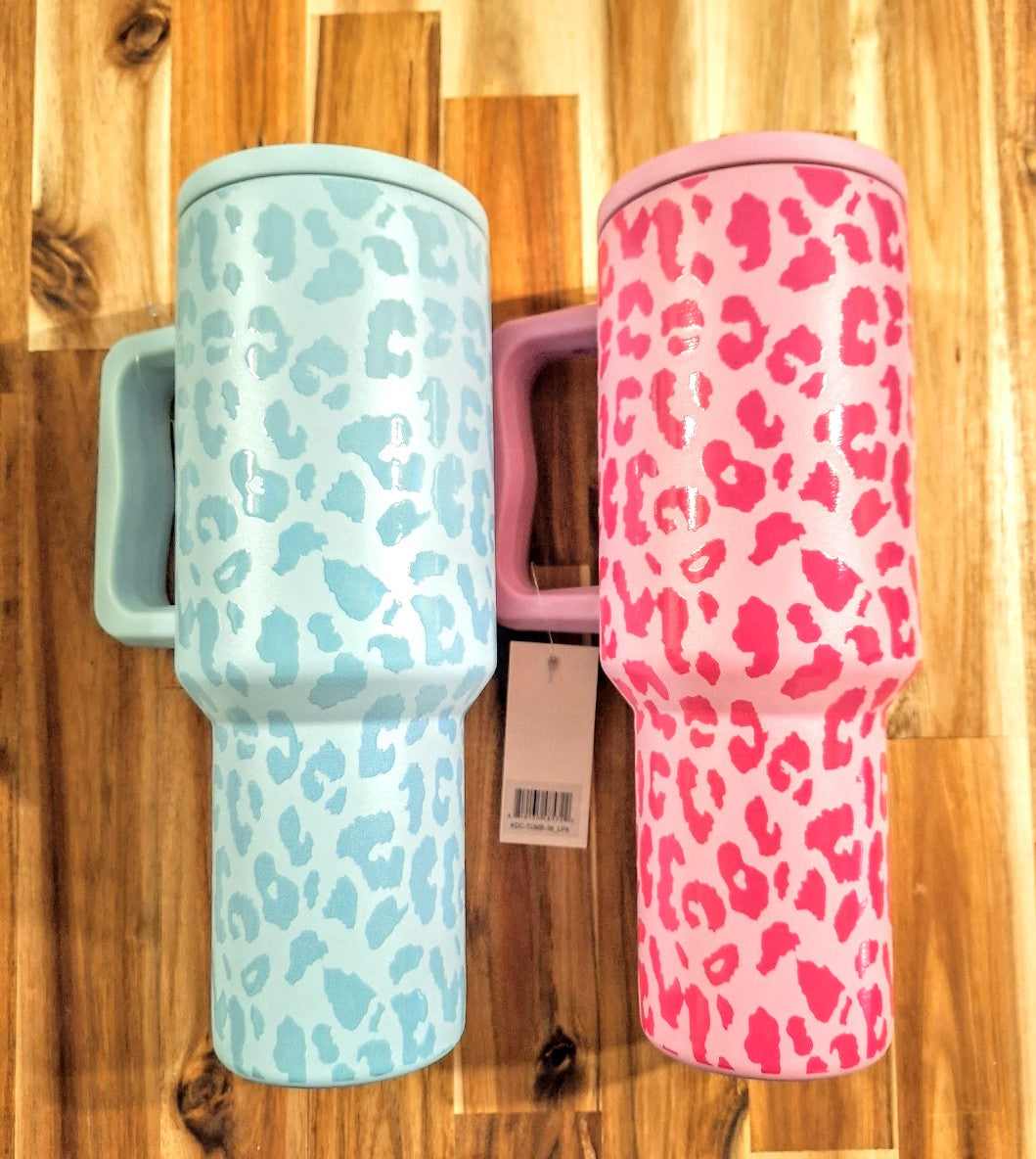 38oz Leopard Spillproof Tumbler