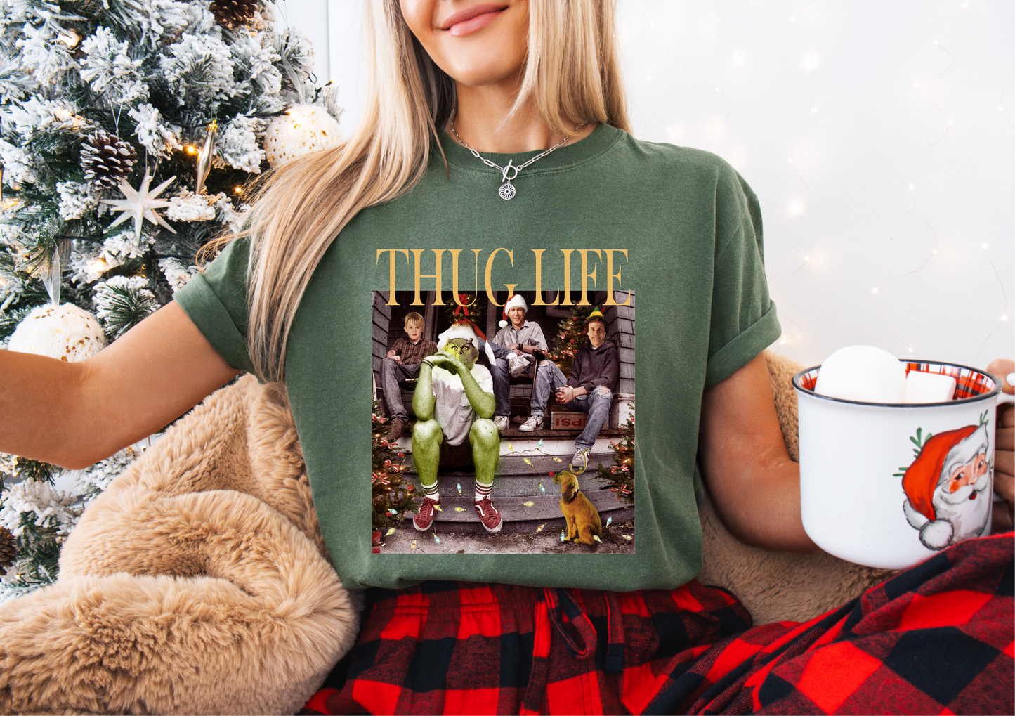 Thug Life Christmas Tee