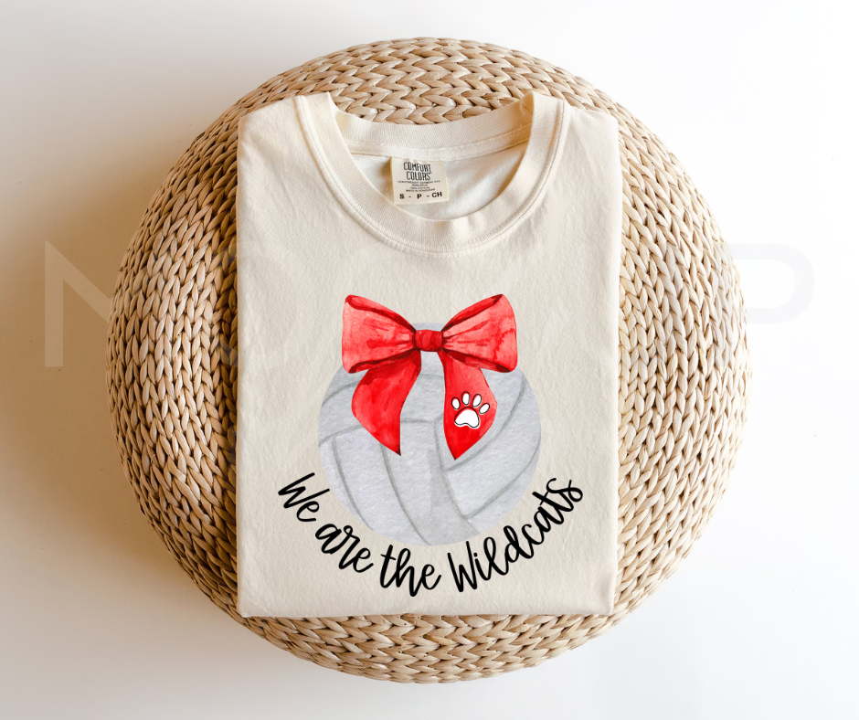 We Are The Wildcats Volleyball Tee