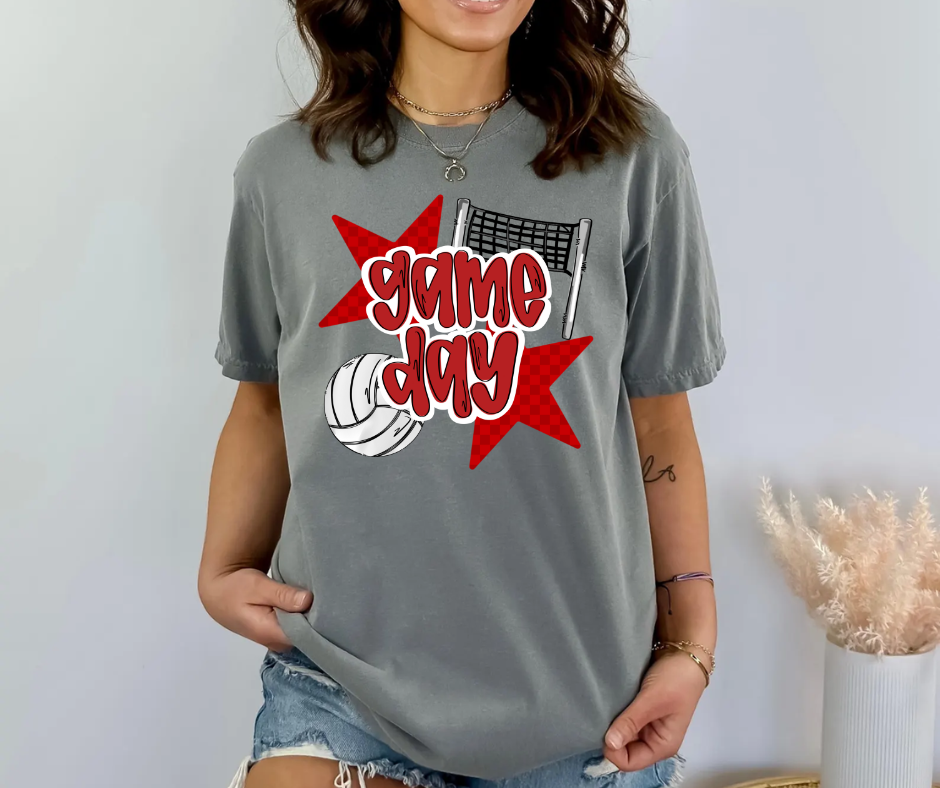 Volleyball Game Day Tee
