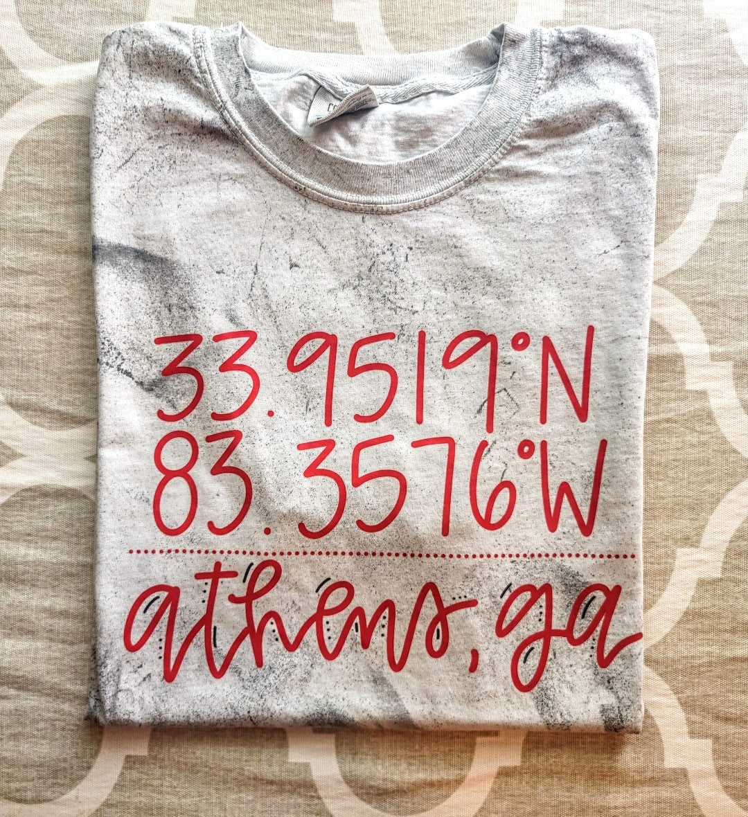 Athens, GA Distressed Tee