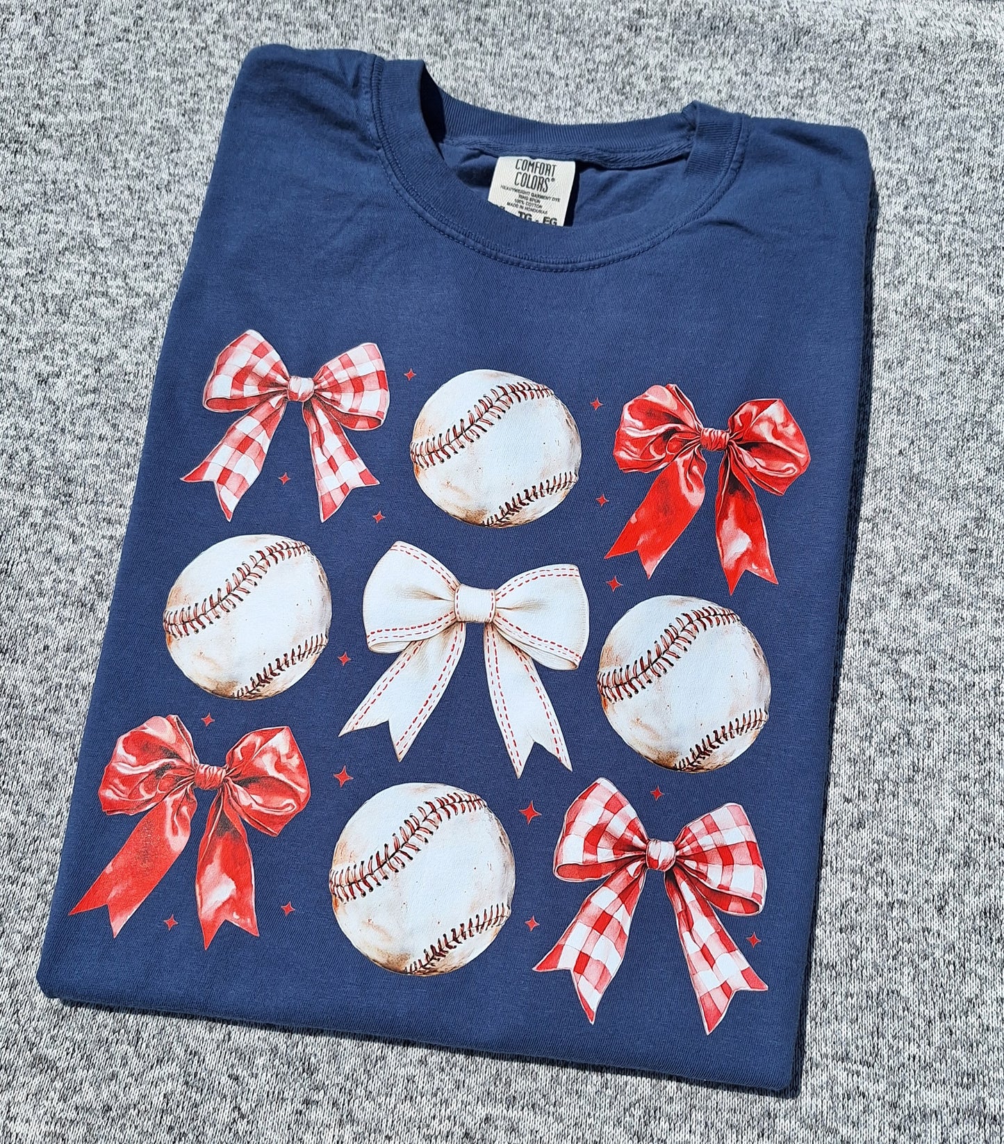 Baseball & Bows Tee