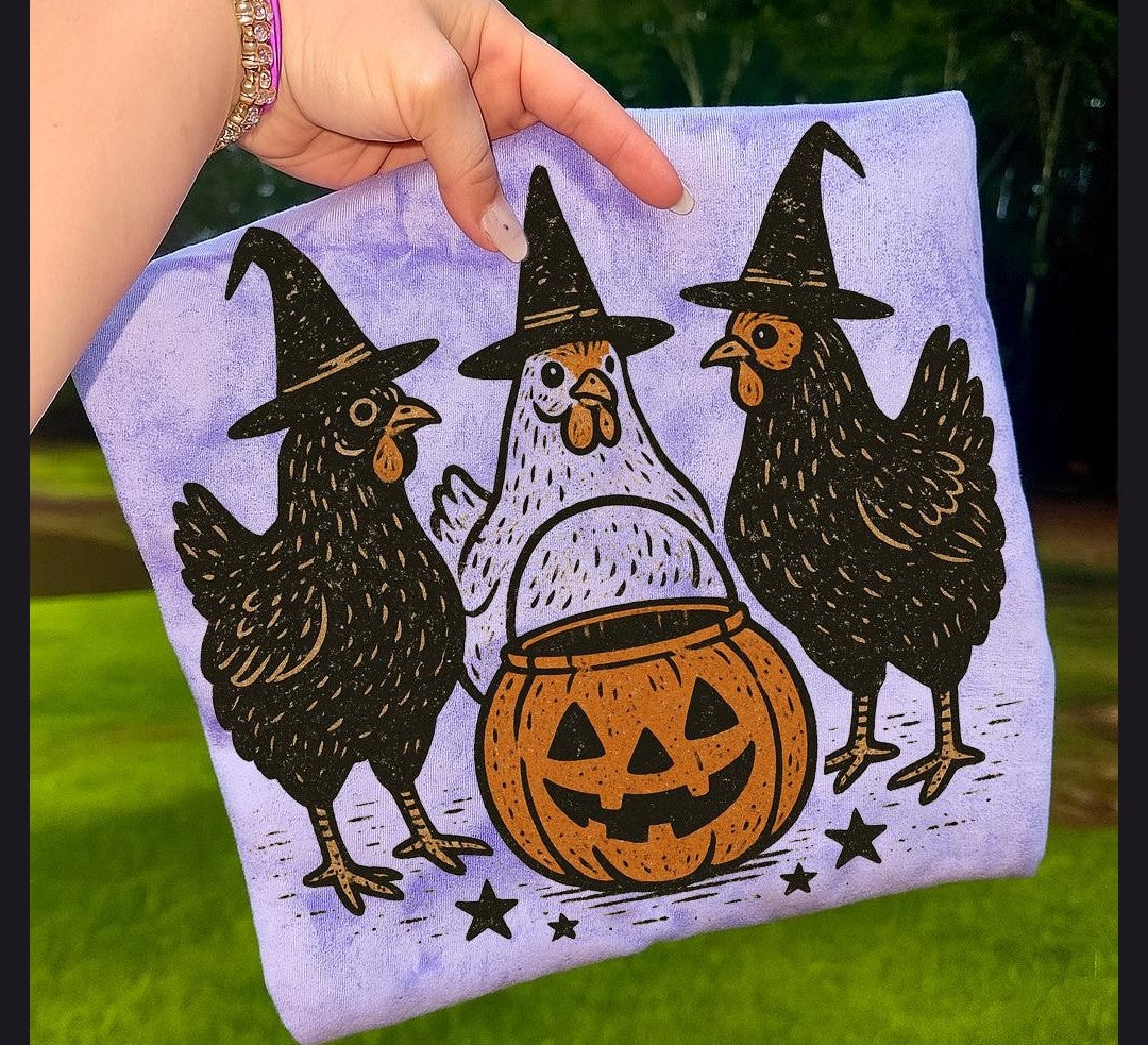 Halloween Chickens Tee