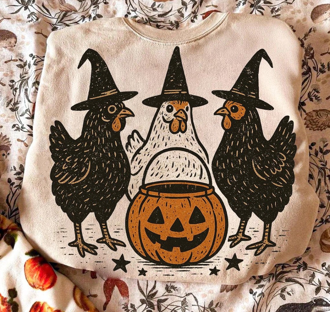 Halloween Chickens Tee