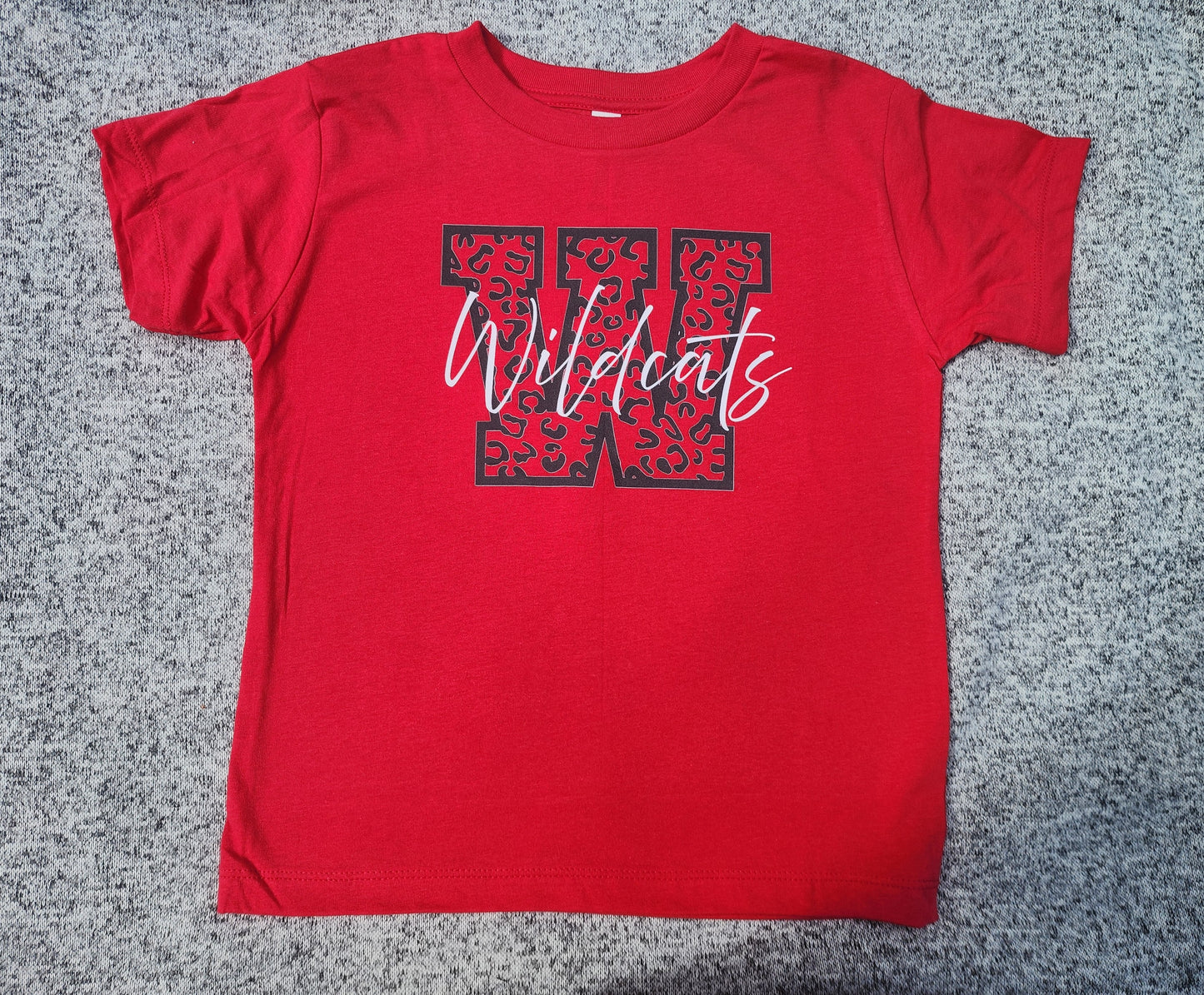 Wildcat Monogram Leopard Tee- Infant, Youth, & Toddler