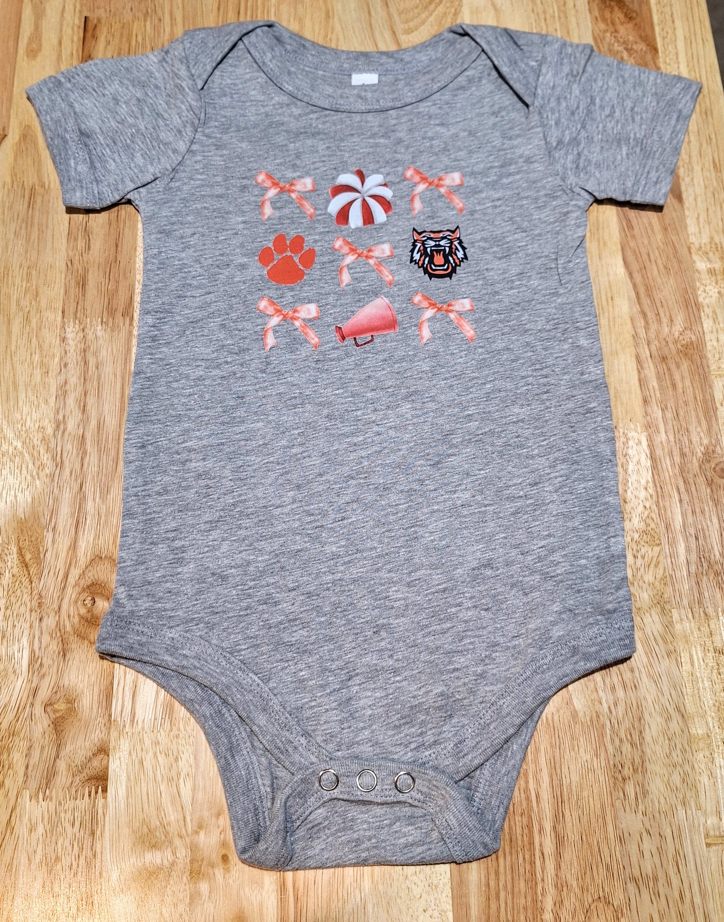 A. Bagley's Wildcats & Bows Cheer Tee --Infant, Toddler & Youth Sizing