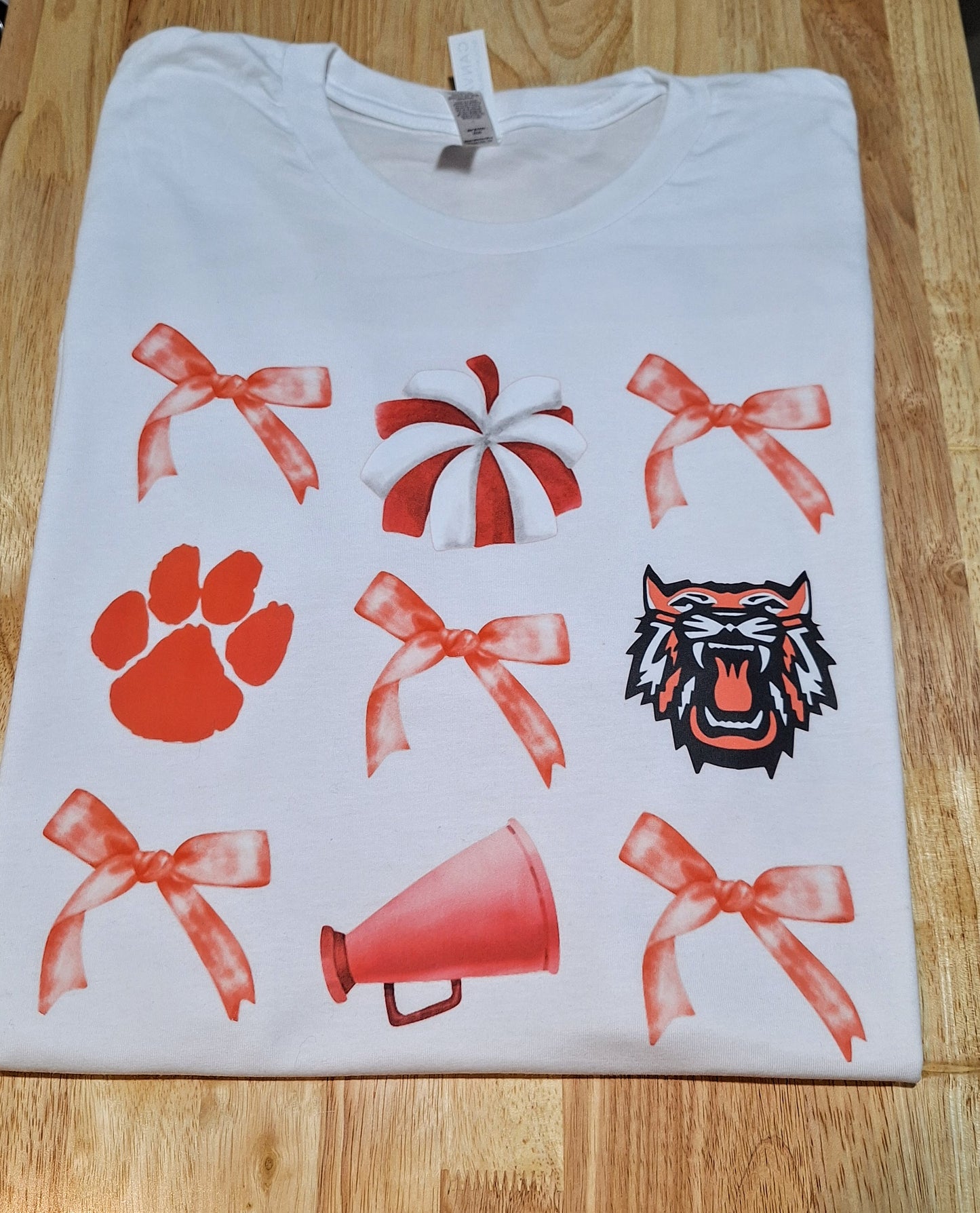 A. Bagley's Wildcats & Bows Cheer Tee