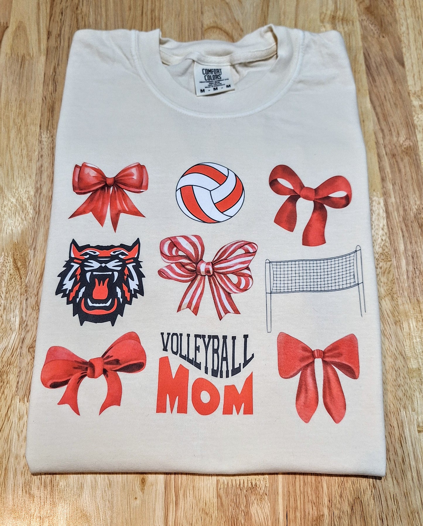 A. Bagley's Wildcats Volleyball Mom Tee