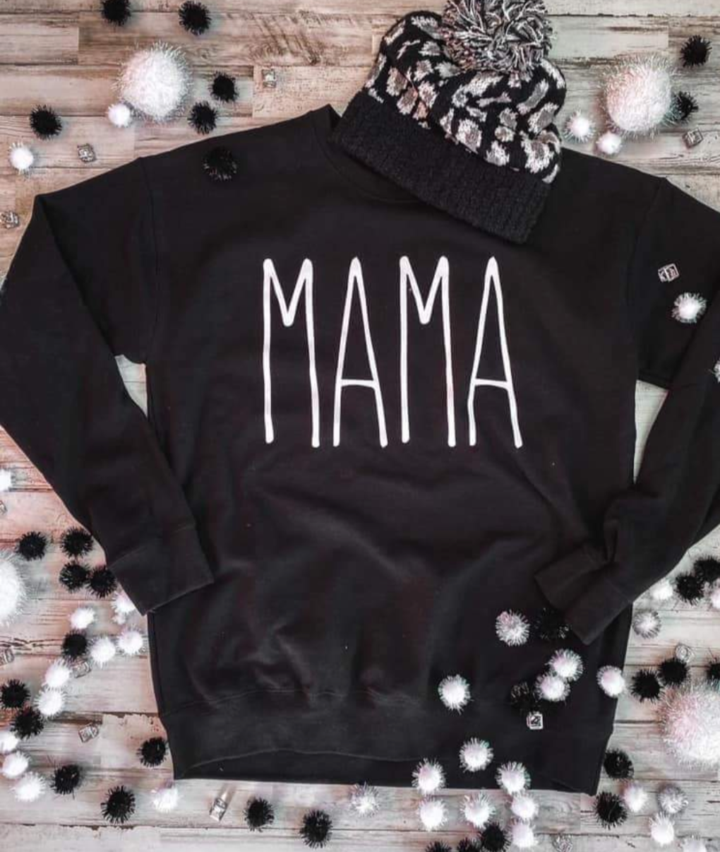 Skinny Font Pullover