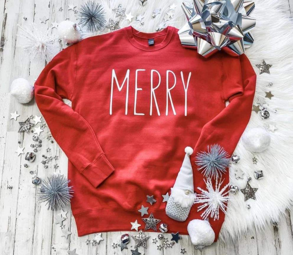 Skinny Font Pullover