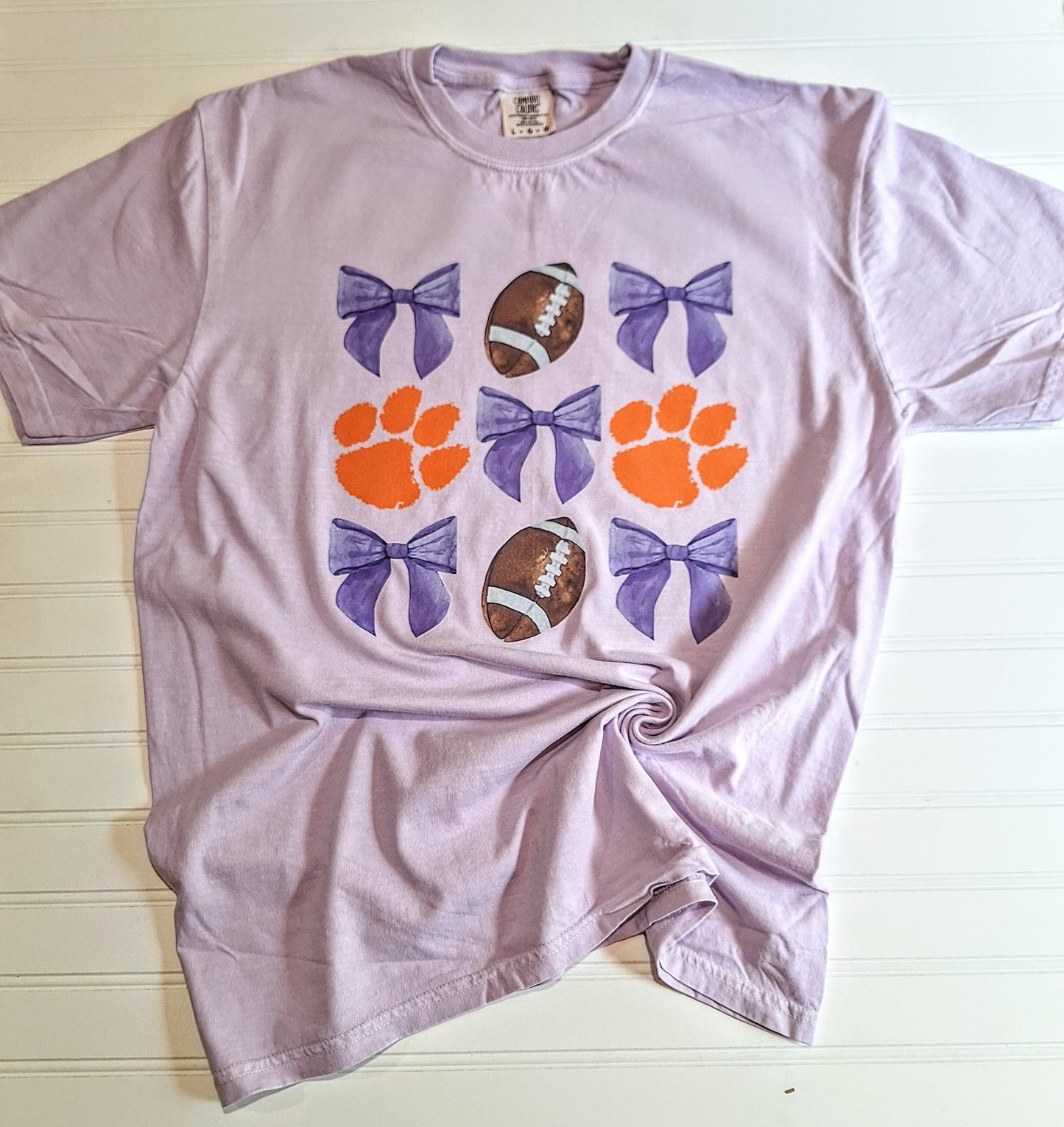 E. Thompson's Tigers & Bows Tee