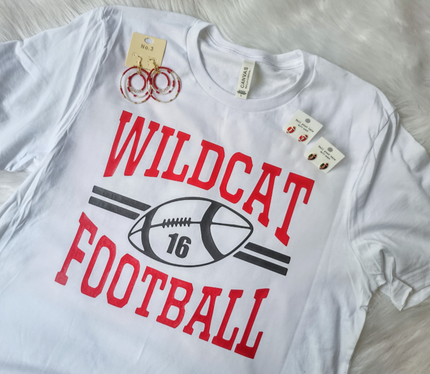 Wildcat Football Tee