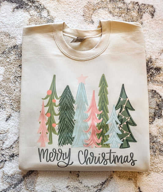 Merry Christmas Forest Sweatshirt