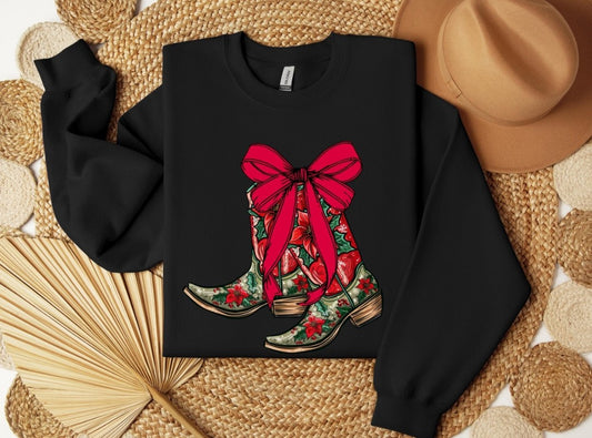 Cowgirl Christmas Sweatshirt