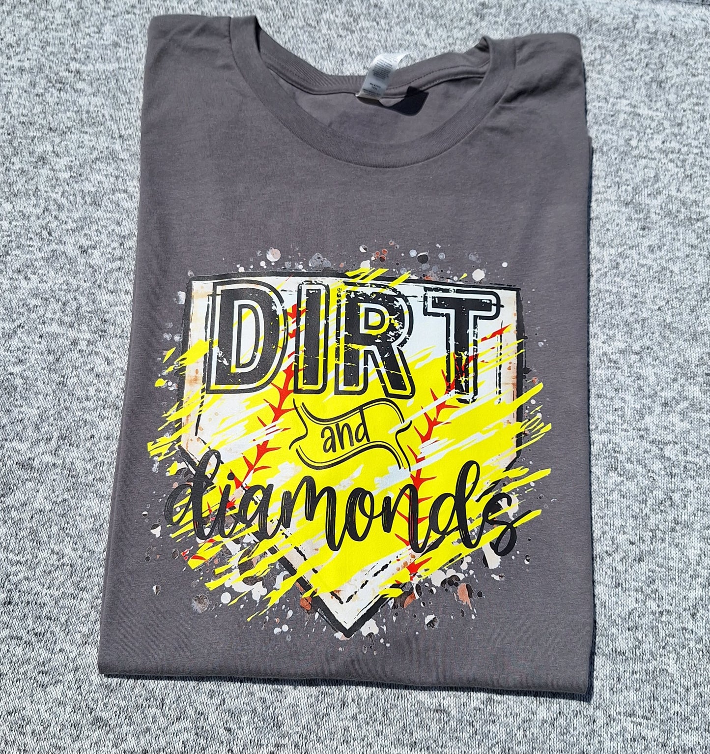 Dirt & Diamonds Softball Tee