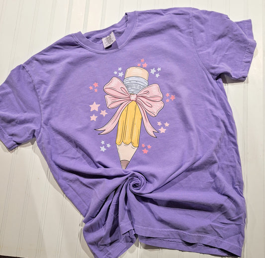 Pencil Bow Tee