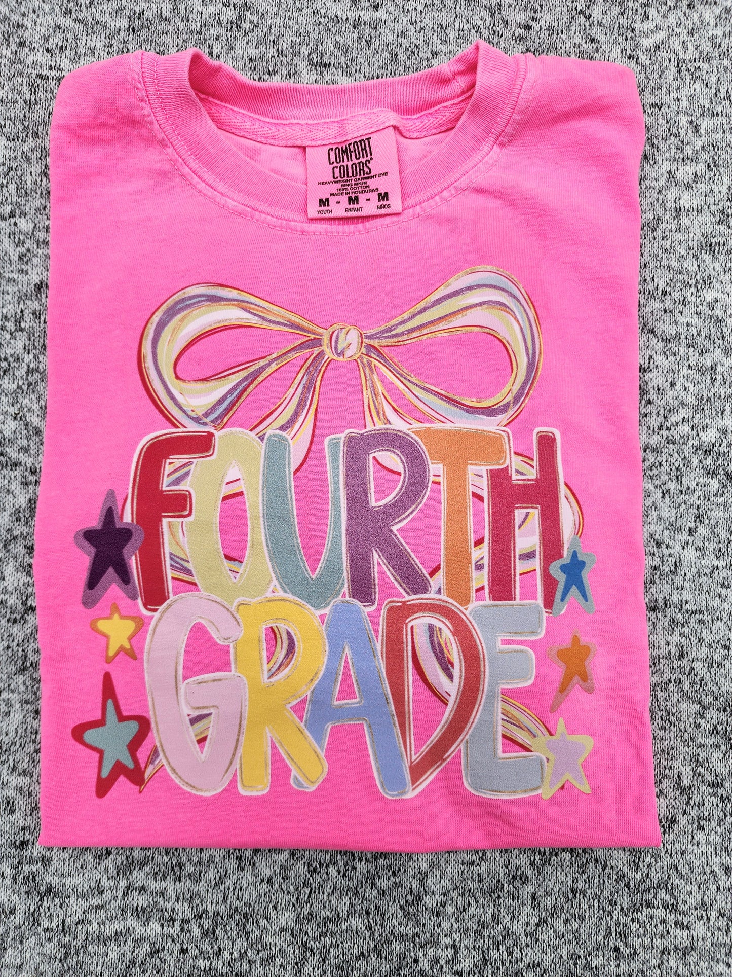 Neon Bow Grade Level Tee