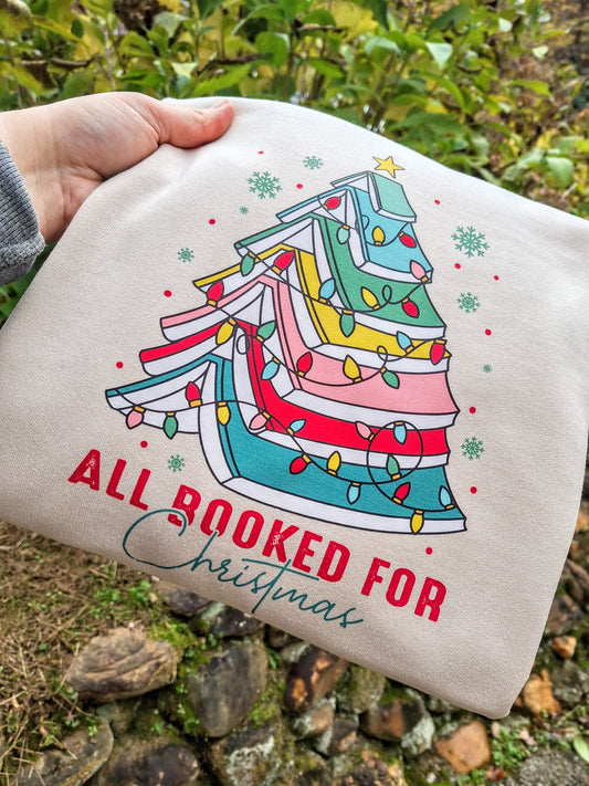 All Booked For Christmas Sweatshirt