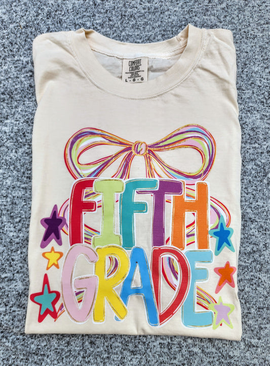 Neon Bow Grade Level Tee