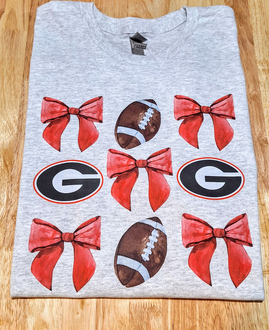 UGA Coquette Bows by Emily