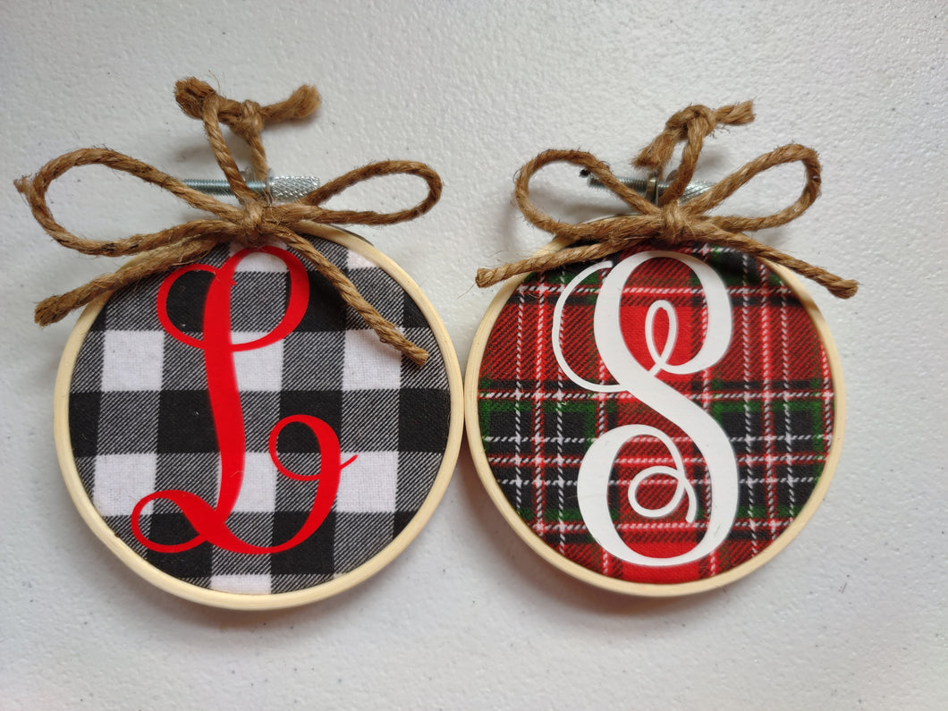 Fabric Embroidery Ornament