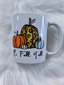 "It's Fall Y'all" Coffee Mug