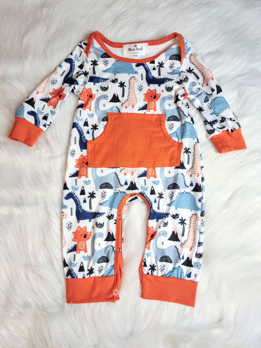 Dinosaur Boys Romper