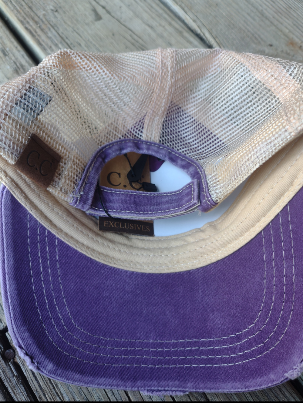 Violet C.C. Mesh Baseball Cap