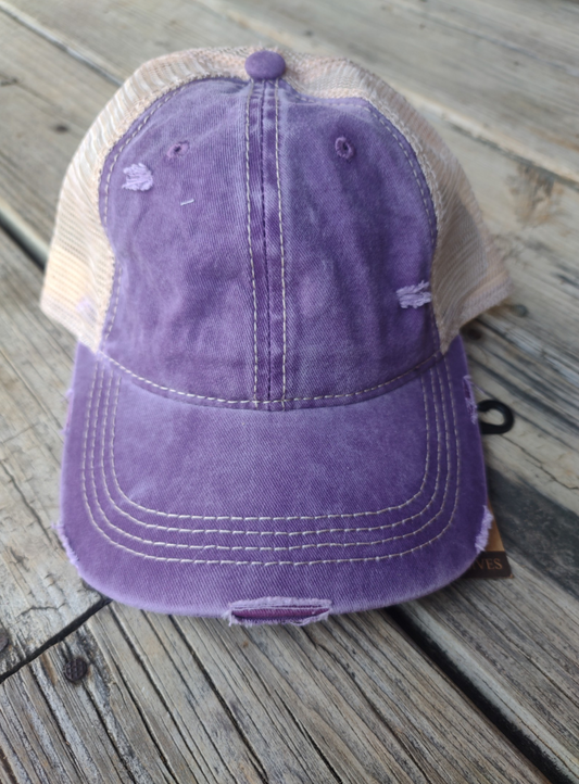 Violet C.C. Mesh Baseball Cap