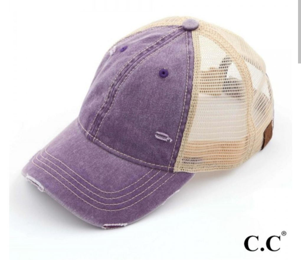 Violet C.C. Mesh Baseball Cap